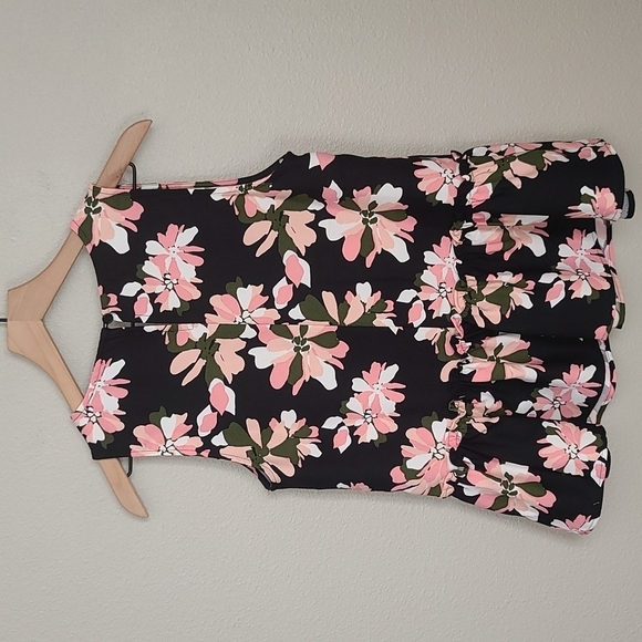 J by Jason Wu NWOT Floral Crepe Satin Peplum Top - Picture 9 of 10